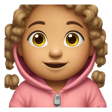 Cute baby girl  sticker