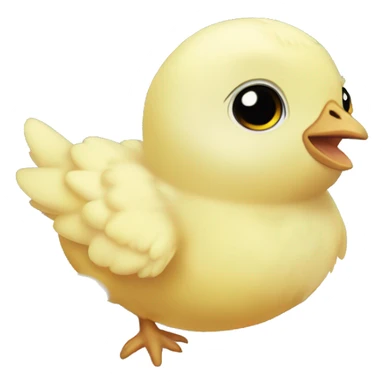 baby chick in heaven  sticker