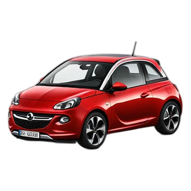 Opel adam rocks rot sticker