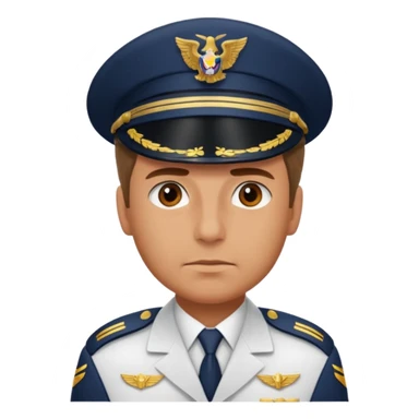 captain pilot sticker