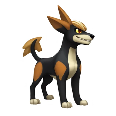  Cool Edgy Houndour-Houndoom-Cubone-Duskull-Fakémon  sticker