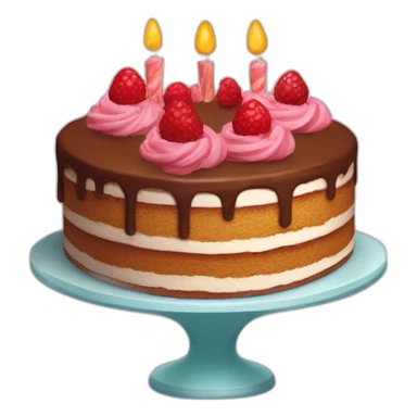 Gateau d'anniversaire sticker