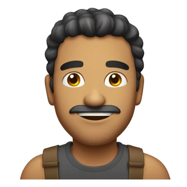 Smug Latin man sticker