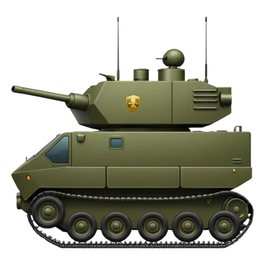 generate an ultra realistic armored vehicle sticker