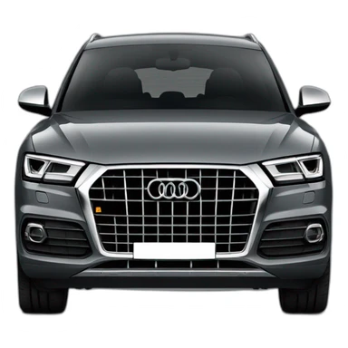 Dark grey audi q5 sticker