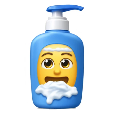 cerave washing foam bottle sticker