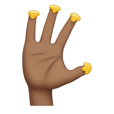 Finger clap nails sticker