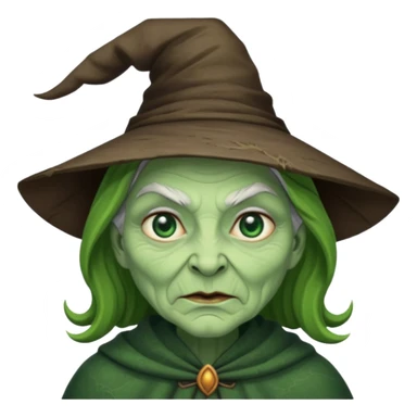 The witch Into the Woods less old sticker