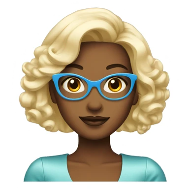 Glamour girl sticker