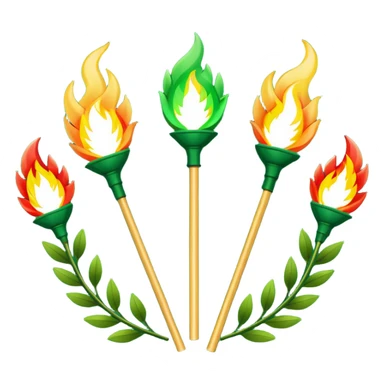 
Laurel Wreaths
Torch Relays
Stadium Flags sticker