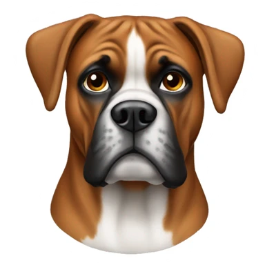 German boxer dog sticker