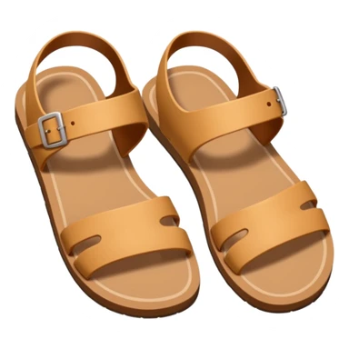 Feet in cute sandals  sticker