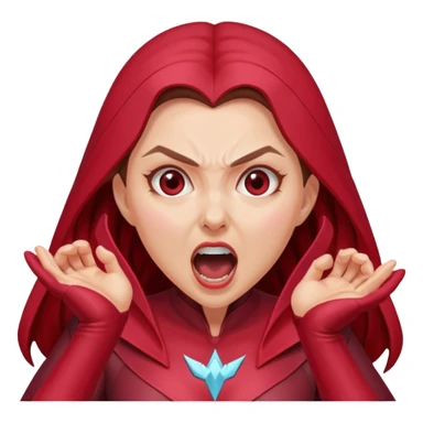 Scarlet Witch screaming sticker