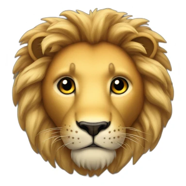 peluche lion sticker