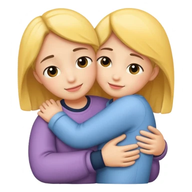 Hug and quiet  sticker