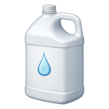 Gallon of bleach sticker