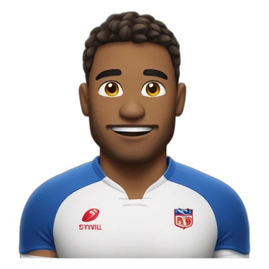 rugby player sticker