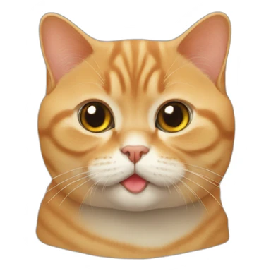 ginger british shorthair sticker