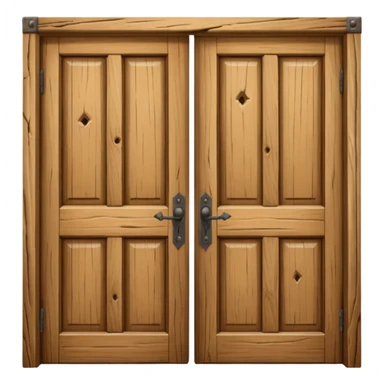 wide open door sticker