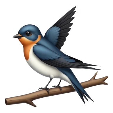 Swallow sticker