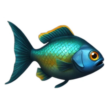 Fish-cyclope-with-galactique-eye sticker