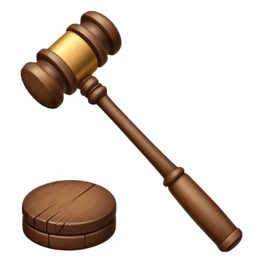 court hammer sticker