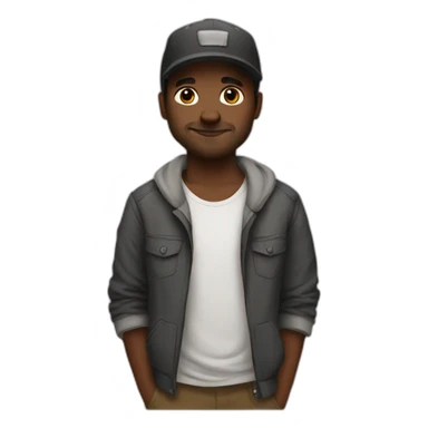 Human trash panda for life sticker