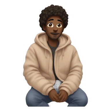 Aesthetic winter cozy vibes sticker