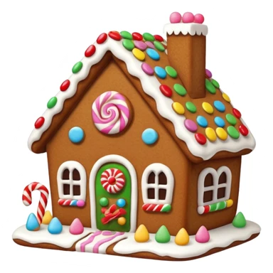 Gingerbread house sticker