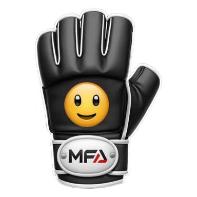 MMA glove sticker