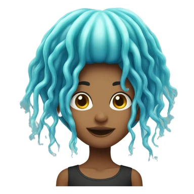 jellyfish hair girl sticker