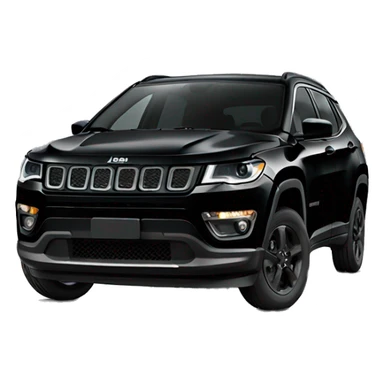 All black jeep compass sticker