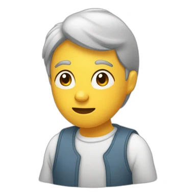 Une personne qui defecte qu toilette sticker