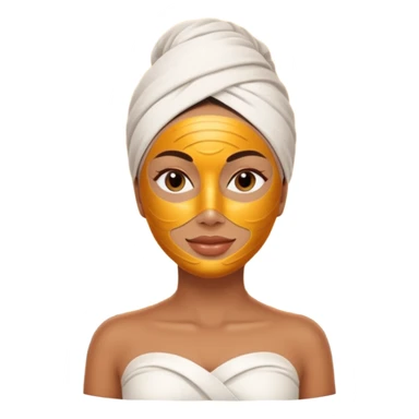 Woman doing spa sticker