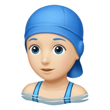 Swimming cap sticker