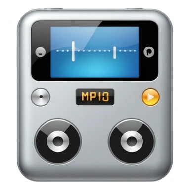mp3 player sticker