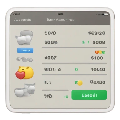 virtual us bank account sticker