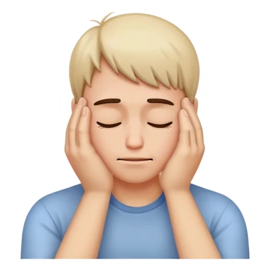 face palm  sticker