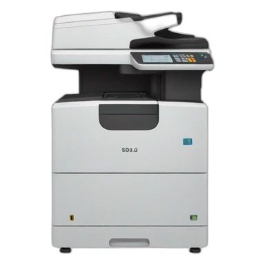COPIER WITH SOLO LENSES sticker