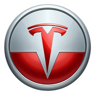 Tesla logo sticker