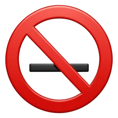 Símbolo De proibido ter buraco sticker