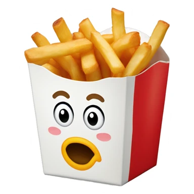 McDonald’s medium fry box sticker