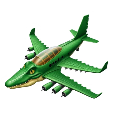 Bombordilo crocodillo with a plane body sticker