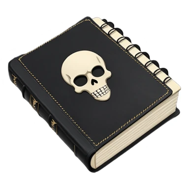 A black notebook named "Death Note" sticker
