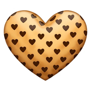 Cheetah print heart sticker