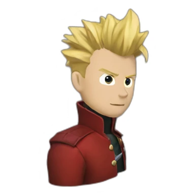 Vash the Stampede (Apple, iOS 17 style) sticker