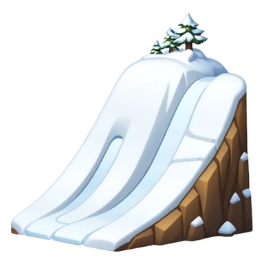 snow slope kicker sticker
