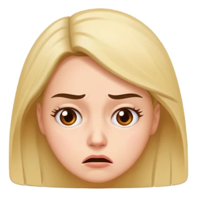 Annoyed confused and weirided out woman huhhh? sticker