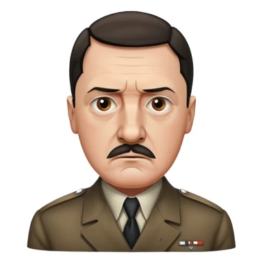 realistic adolf hitler sticker