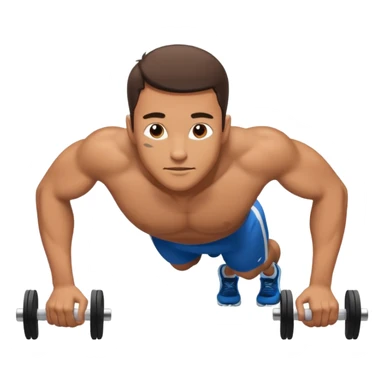 man doing pump sticker